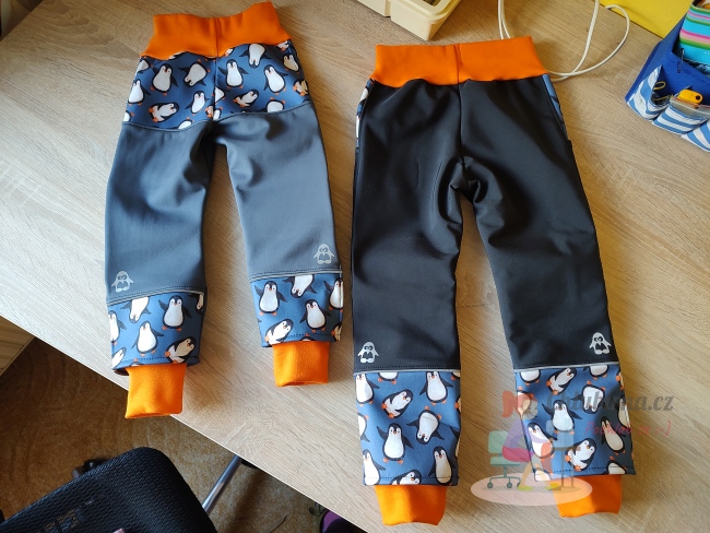 výrobek Dětské softshellové kalhoty 