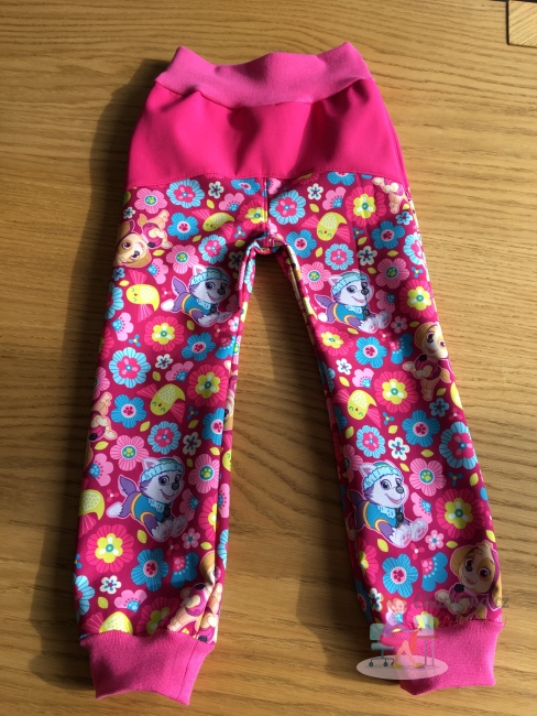 výrobek Softshellove kalhoty pro holčičku 